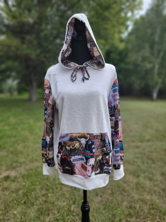 Cowboy Collage Unisex Hoodie