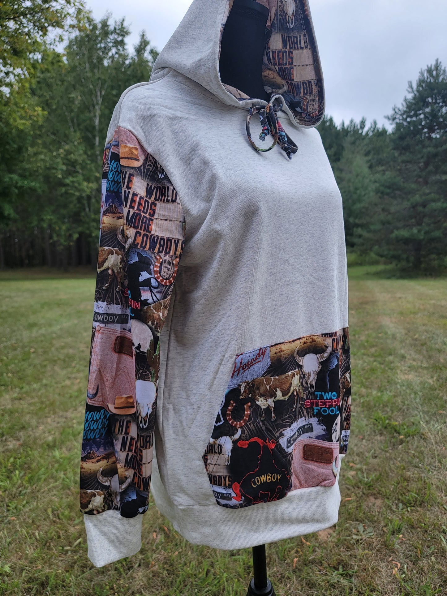 Cowboy Collage Unisex Hoodie