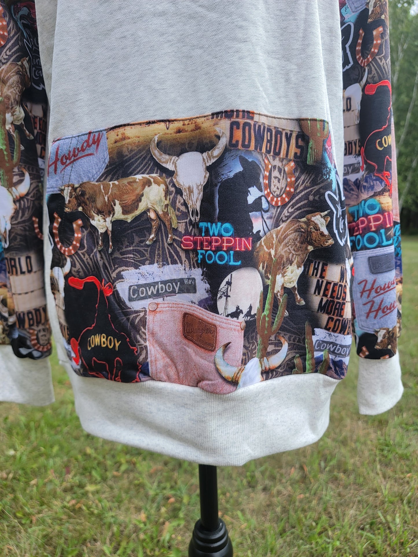 Cowboy Collage Unisex Hoodie