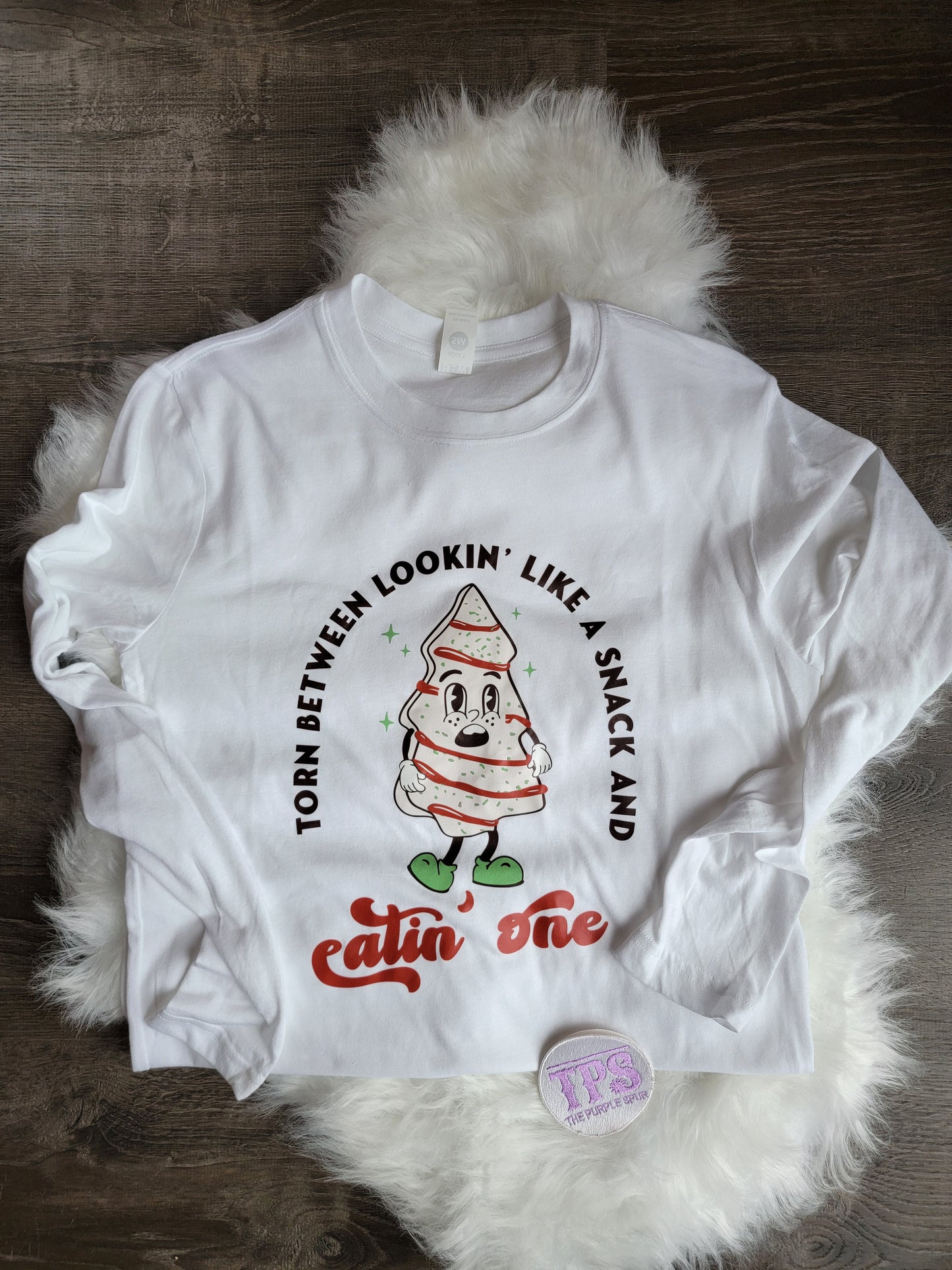 Christmas Tree Cake Unisex Adult Longsleeve
