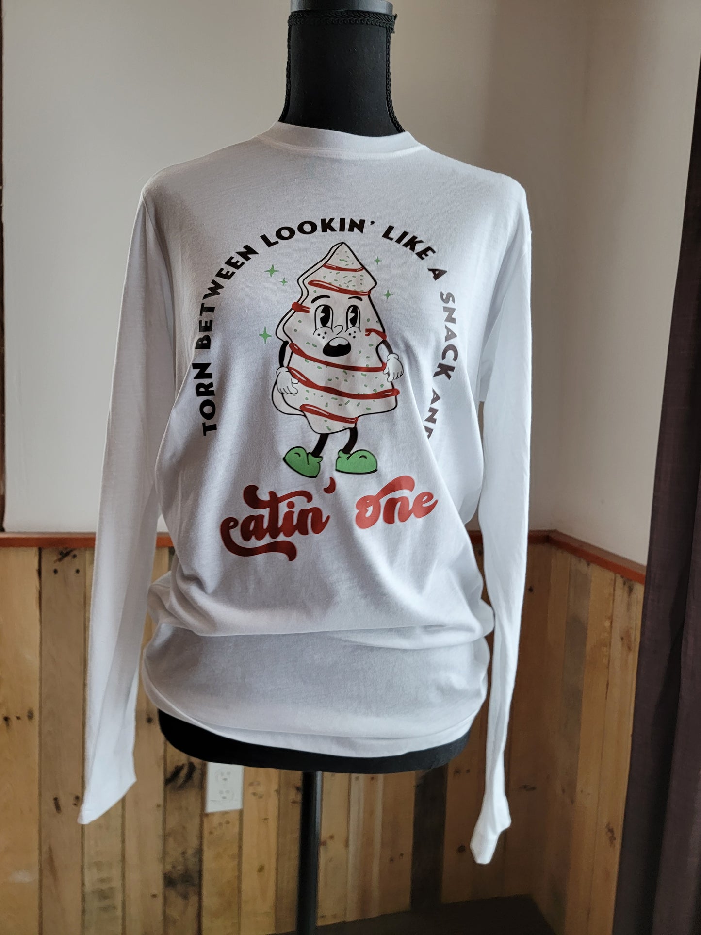 Christmas Tree Cake Unisex Adult Longsleeve