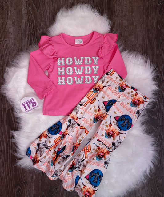 Howdy Cowgirl Baby/Toddler/Youth Set