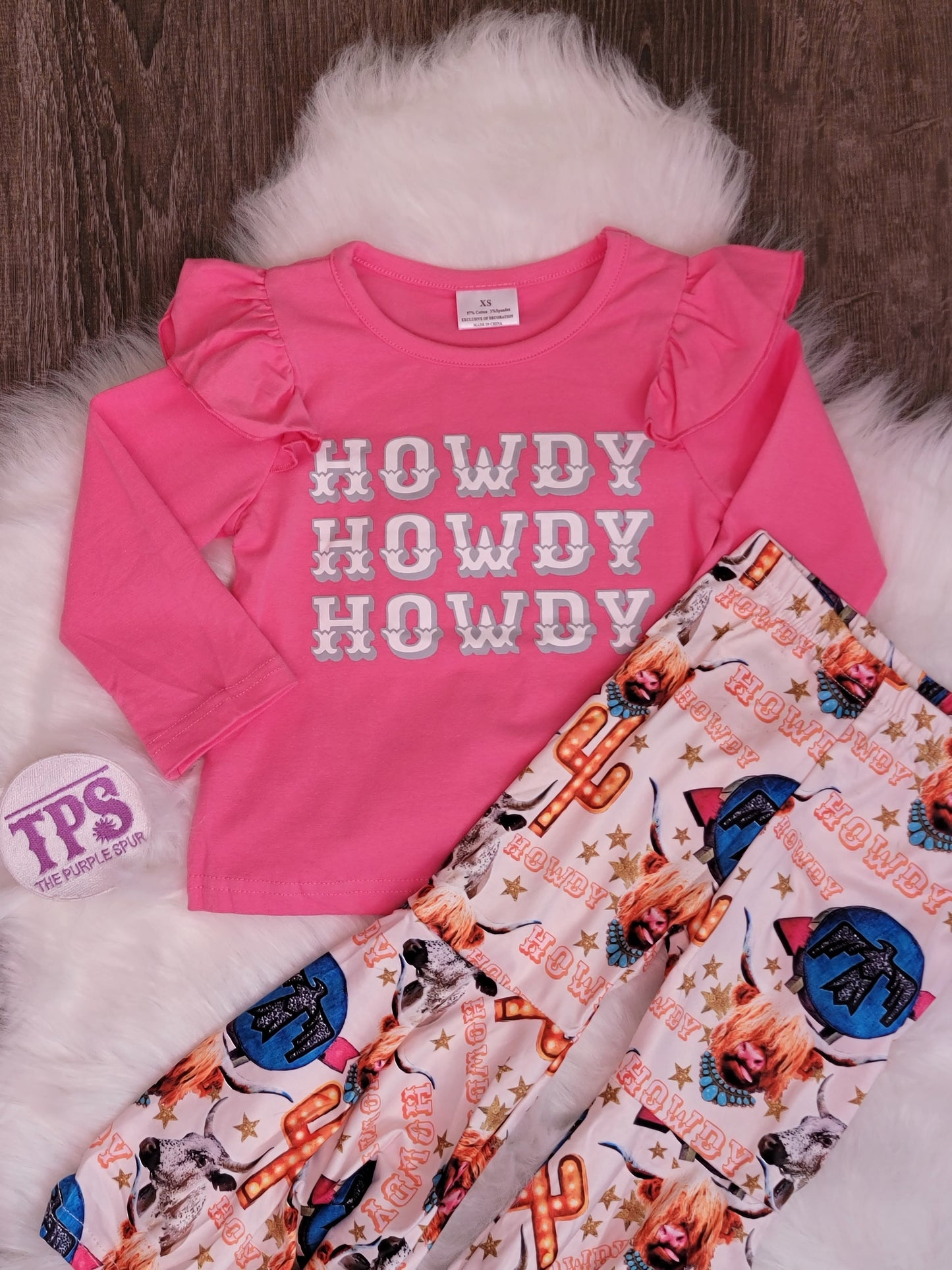 Howdy Cowgirl Baby/Toddler/Youth Set