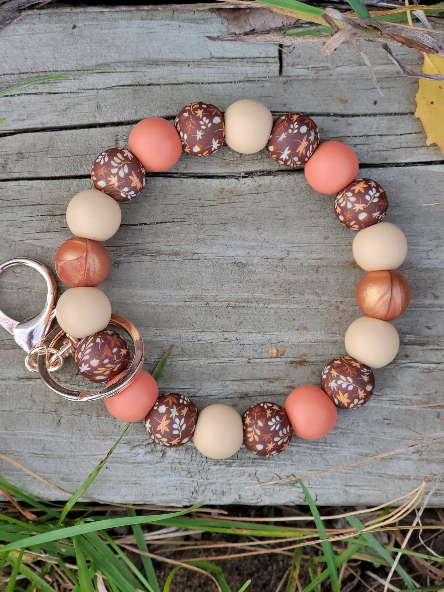 Autumn Blush Silicone Keyring