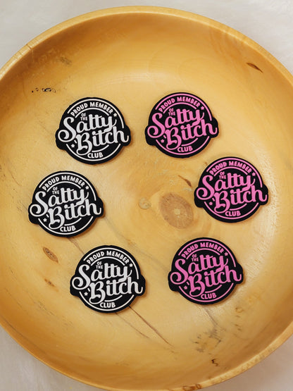 Salty Bee-otch Club Silicone Focal Bead