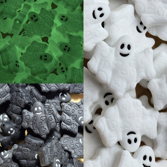 Ghost Silicone Focal Bead