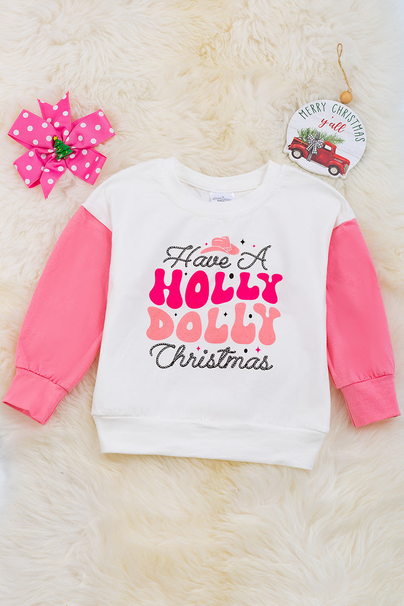 Holly Dolly Christmas Baby/Toddler Pullover