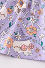 Peace, Love, and Purple Halloween Dress