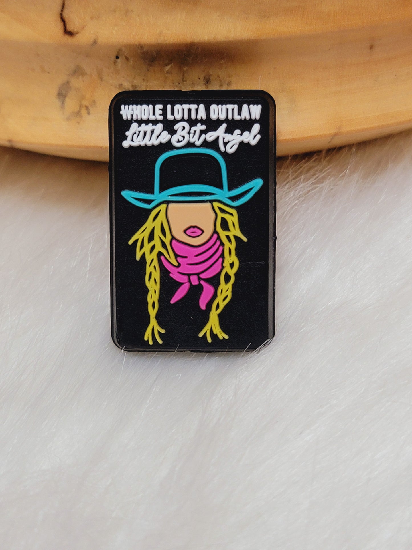 Whole Lotta Outlaw Custom Silicone Focal Bead