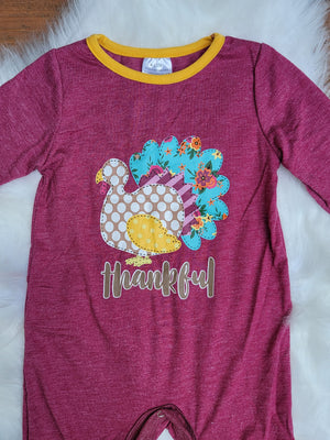 Give Thanks Baby Romper