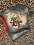 Just Rope It Graphic Bleached Tee